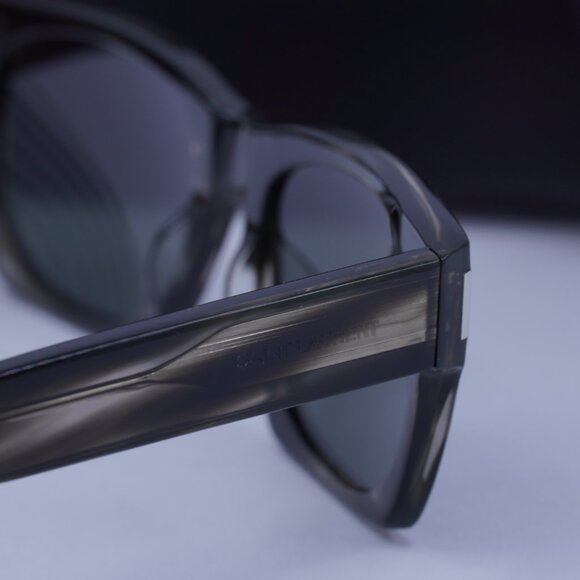 Saint Laurent SL402 017 Square Sunglasses - Havana/Grey main image 13